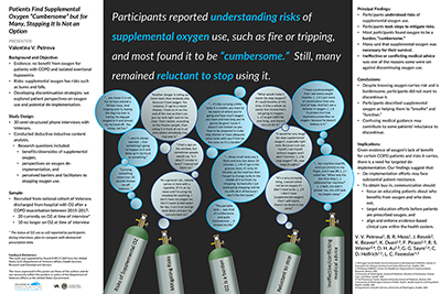 Patients Find Supplemental Oxygen Cumbersome but for Many, Stopping It Is Not an Option