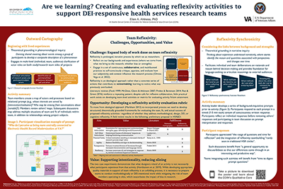 Are we learning? Creating and evaluating reflexivity activities to support DEI responsive health services research teams